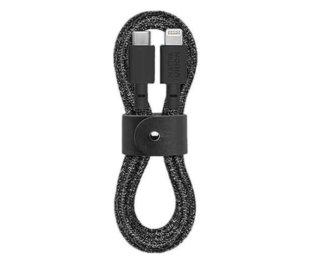 NATIVE UNION Belt Cable USB-C – Lightning 1,2m cosmos BELT-KV-CL-CS-BK-2 - 1171478 - zdjęcie
